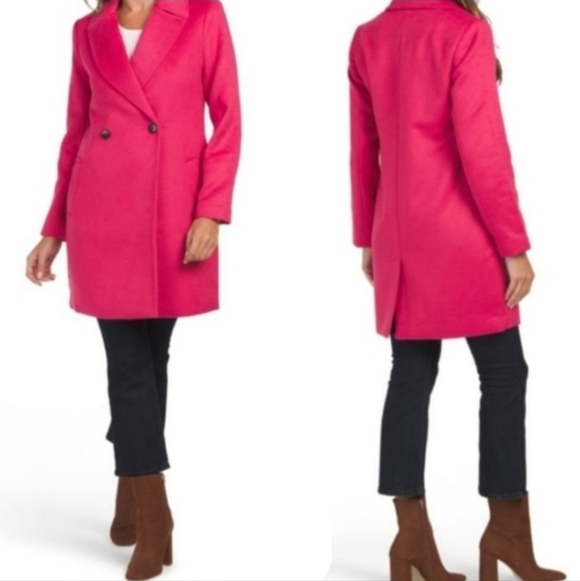 Rachel Zoe Jackets & Blazers - Rachel Zoe Pink Double Breasted Coat